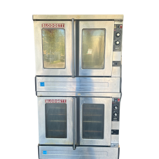 Used Double Standard Full Size Convection Oven Natural Gas 100,000 BTU Blodgett ZEPH-100-G-CL