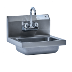 New Clearance Hand Sink with 2 Holes, 4″ Centered Thorinox THS-1-CL