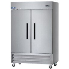 New 49 CuFt 2 Door Solid SS Reach In Freezer Arctic Air AF49