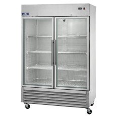 54" 2 Door Glass Reach In Display Freezer Arctic Air AGDF49