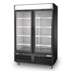 54" 49 CuFt 2 Door Glass Reach In Display Refrigerator Cooler Arctic Air ARGDM49