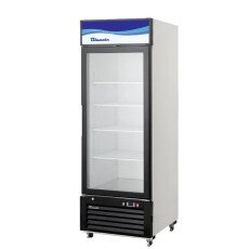 24" Glass Door Merchandiser Refrigerator Blue Air 12 CuFt BKGM12-HC
