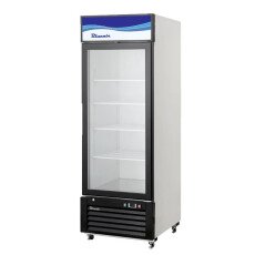 27" Glass Door Merchandiser Refrigerator Blue Air 23 CuFt BKGM23-HC