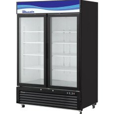 49 CuFt Glass 2 Door Merchandiser Reach In Freezer Blue Air BKGF49B-HC