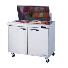 36" Mega Top Sandwich Prep Table 2 Doors Blue Air BLMT36-HC