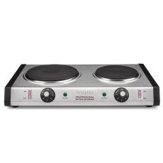 Electric 1300 Watt Cast-Iron Double Large Plate Waring WDB600-V