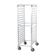 20 Pan Open Bun Pan Rack on Wheels CBO203-V