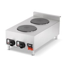 Electric countertop 2 burner hot plate 208-240V STA8002-V