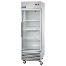 27" Glass Door Cooler 23 CuFt Display Reach-In Refrigerator Cooler Arctic Air AGR23