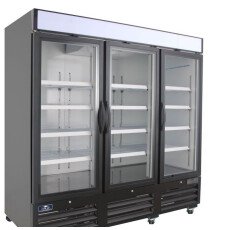 New Upright Glass 3 Door Refrigerator Cooler Merchandiser Arctic Air ARGDM72