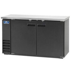 New Clearance 60" 2 Door Solid Bar Bar Refrigerator Cooler Arctic Air ABB60