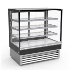 New 36" Square Glass Refrigerated Display Case Arctic Air ARDC36SS