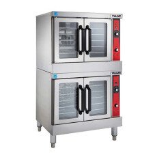 Commercial A Double Stacked 42 1/4" Depth NG or LP Gas Convection Oven Vulcan SG44