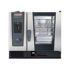 Commercial Rational iCombi Classic ICC-6-HALF-E 6 Pan Half Size Natural Gas Combi Oven – LM200BG