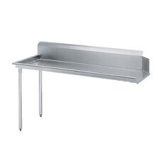 72" Stainless Steel Left or Right Clean Dish Table with Back Splash SICT72