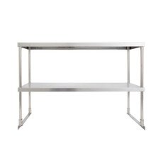 Double 14″ x 48″ 18 Gauge Stainless Steel Overshelf TOD1448
