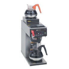 BUNN 12 Cup Automatic Coffee Brewer with 2 Warmers and Hot Water Faucet CWTF15-2