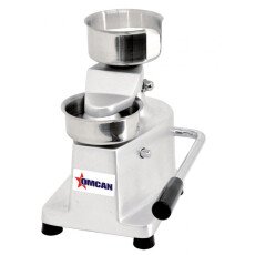 Top-Down Press Patty Maker with Rear-Mounted Paper Holder with 4″ Diameter 21572