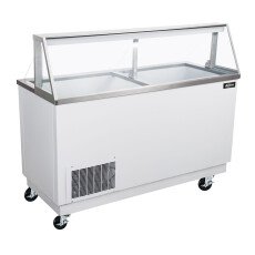 68” Ice Cream Dipping Display with Sneeze Guard 50121