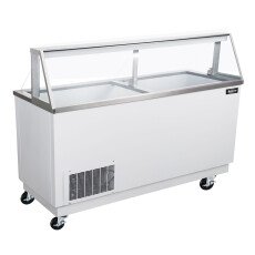 89” Ice Cream Dipping Display with Sneeze Guard 50122
