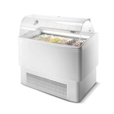 Gelato Display Case Dipping Cabinet Freezer with 7 Pans ISA Fiji 7