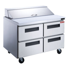 48" Refrigerated Salad/Sandwich Prep Table With 4 Drawers New Air NPT-48SA-4D