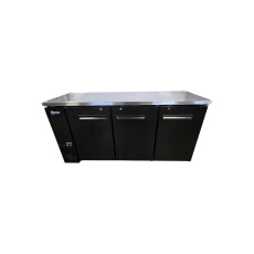 Restored Like New Omcan UBB-24-72F-HC Back Bar Cooler - 3 Door - 72 Inch