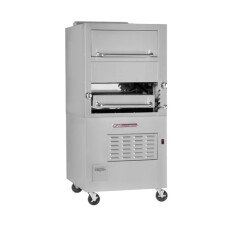 Free Standing Infrared Natural Gas Single Broiler With Warming Oven Standalone 104,000 BTU Southbend 171-V