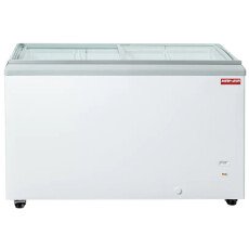 71" Commercial Flat Glass Ice Cream Display Freezer New Air NIF-71-FG