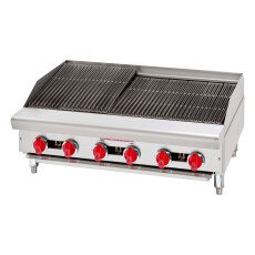 36" Commercial Radiant Gas Charbroiler 90,000 BTU NG/LP American Range ARSRB-36-NG-V