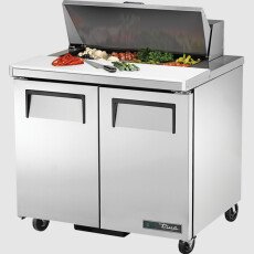 36" 2 Door Sandwich/Salad Prep Refrigerator True TSSU-36-08-HC-V