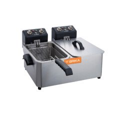 10 lbs Double Basin Countertop Electric Fryer Brika BCEF-10D