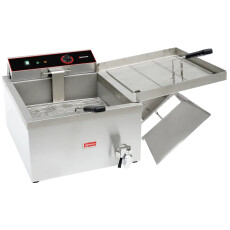 25 lb Countertop Electric Fryer for Donuts and Funnel Cake 208V Omcan 48522