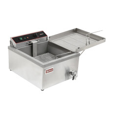 25 lb Oil Capacity Countertop Donut/ Funnel Cake Electric Fryer 120V Omcan 44522