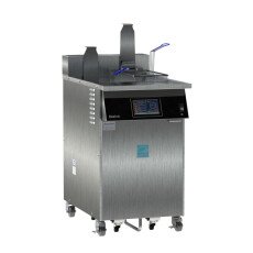 85 lb Electric Floor Deep Fryer with Auto-Lift Resfab MB-85ATN