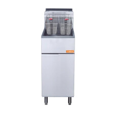 40 lbs. Capacity Gas Deep Fryer, NG or LP 90,000 BTU Brika BFR-40