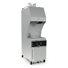 45 lb Round Ventless Kettle Electric Fryer 208/240V Giles GEF-400-VH