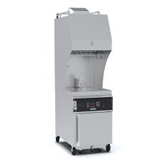 60 lb Round Ventless Kettle Electric Deep Fryer 208/240V Giles GEF-560-VH