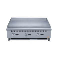 36" Gas Griddle Flat Top, NG or LP 90,000 BTU Brika BMG-36