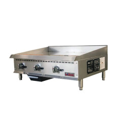 36" Thermostat Control Griddles 90,000 BTU NG Ikon ITG-36