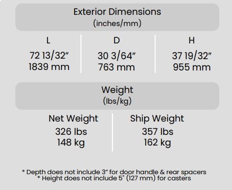 72″ Blue Air Sandwich Prep Table 4 Drawer Left Door BLPT72-D4RM-HC